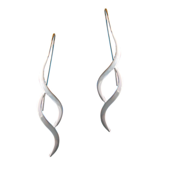 Ohrhänger aus 925er Silber | zeitloser Plata Eleganz - Pa`Ti in Aktueller Design-Silberschmuck