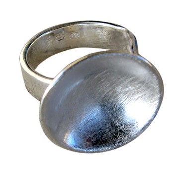 Ring, Silber, Icematt
